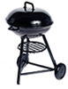 Round Charcoal Grill, Large