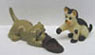 Dollhouse Miniature Dog and Cat