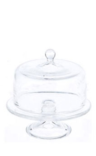 Dollhouse Miniature Cake Stand W/Cylinder Cover, 20Mm Diameter