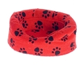 DOGS BED, SMALL, RED