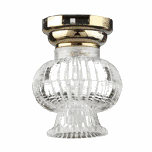 Dollhouse Miniature Led Fancy Clear Ceiling Lamp