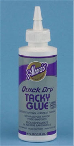 Dollhouse Miniature Quick Dry Tacky Glue, 4 Oz