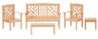 Dollhouse Miniature Garden Set, 5 pc, Oak