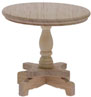 Dollhouse Miniature End Table, Unfinished