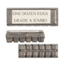 Dollhouse Miniature Egg Carton/Gray