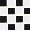 Dollhouse Miniature Black & White Tile Floor