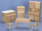Kitchen Set/ 6pc. Oak