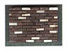 Dollhouse Miniature Brown Brick Corners, 125 Pcs