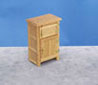 Dollhouse Miniature Ice Box, Oak