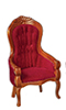  Victorian Gentleman's  Chair, Red