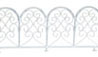AZEIWF529 - SCROLL FENCE, WHITE, 6PCS