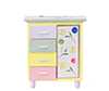Dollhouse Miniature Baby Wardrobe, Multicolor