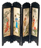 Dollhouse Miniature Chinese Screen, Woman