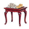 Dollhouse Miniature Display Cabinet, Mahogany