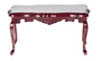Dollhouse Miniature Dining Table, Mahogany
