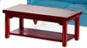 Dollhouse Miniature Coffee Table, Mahogany