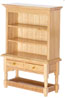 Dollhouse Miniature Hutch, Oak