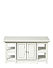 Dollhouse Miniature Center Island, White