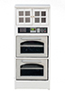 Dollhouse Miniature Double Oven, White Cabinet