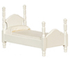 Twin Bed, White