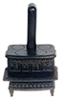Dollhouse Miniature Lincoln Wood Stove, Black