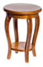 Dollhouse Miniature Radner Side Table, Walnut