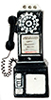1950's Pay Phone, Black