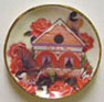 Dollhouse Miniature Large Bird House Platter