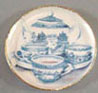 Dollhouse Miniature Blue Delft Tea Set Platter