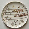 Dollhouse Miniature Happy Birthday Platter