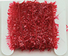 Dollhouse miniature TINSEL GARLAND, CRANBERRY RED
