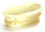 Dollhouse Miniature Oval Window Box, Ivory, 6Pc