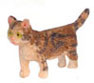 Dollhouse Miniature Walking Kitten, Brown