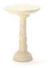 Dollhouse Miniature Bird Bath, Ivory