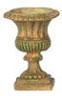 Dollhouse Miniature Roma Urn, Aged, 6Pcs