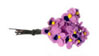 Dollhouse Miniature Pansy 1 Dozen, Lavender
