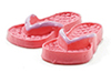 Adult Flip Flops, Pink and light pink