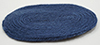 Dollhouse Miniature Navy Blue Rug, Small