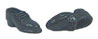 Dollhouse Miniature Oxford Shoes Black