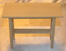 Dollhouse Miniature Table Work Unfinished