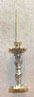 Dollhouse Miniature Candlestick, Carter Gru, Silver Color