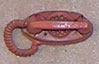 Dollhouse Miniature Telephone, Princess, Pink