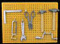 Dollhouse Miniature Peg Board With Tool Set