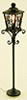 Dollhouse Miniature Ornate Filigree Lamp Post Light