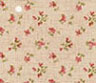 Dollhouse Miniature Pp Wallpaper, Scarlet Flowers