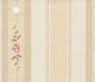 Dollhouse Miniature Pre-pasted Wallpaper, Pink Rose Stripe