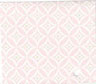 Dollhouse Miniature Pre-pasted Wallpaper, Pink and White Diamond/Circle