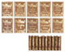 Dollhouse Miniature Twain, Mark, 10pc