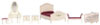 Dollhouse Miniature Mauve Bedroom, 7pc