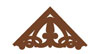 Dollhouse Miniature Brg-1 Bracket, Edwardian 4/Pk